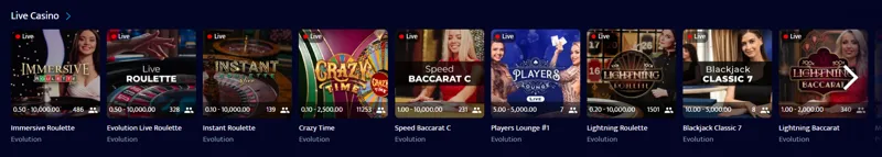 Slot Hype live casino